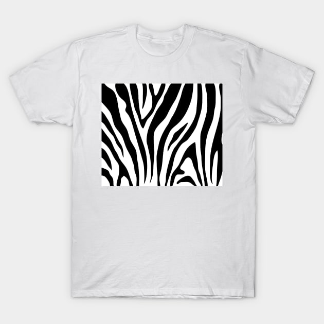 Zebra Pattern T-Shirt by timegraf